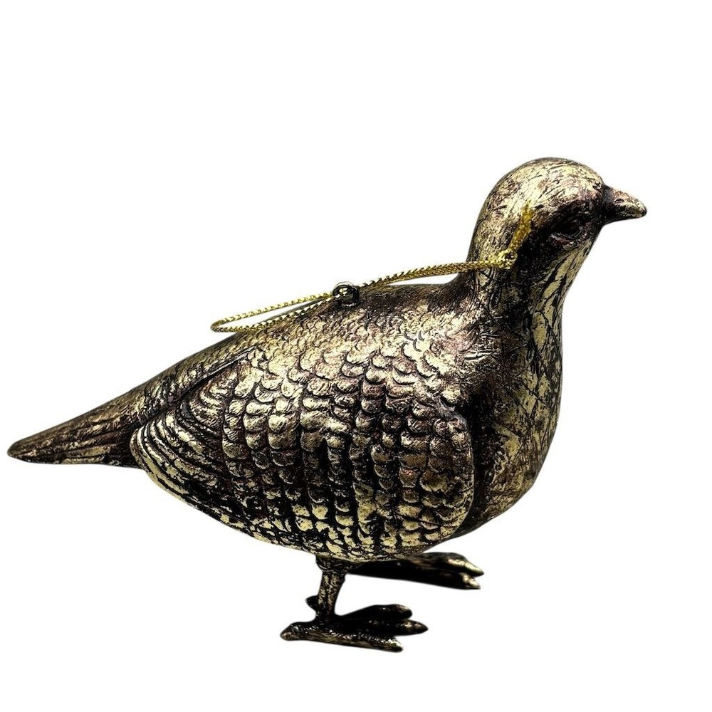 Antique Brass Bird Figurine Original Decorative‎ Collectible Christmas ornament